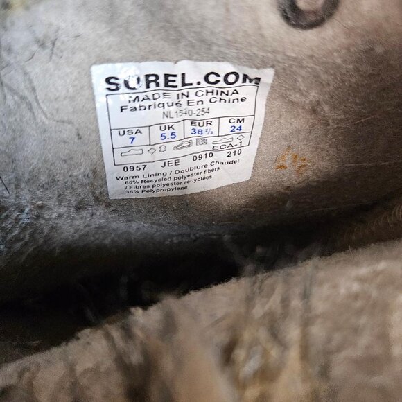 Sorel Womens Black Tan Joan Of Arctic NL1540-254 Waterproof Winter Boot US 7 - Picture 13 of 14